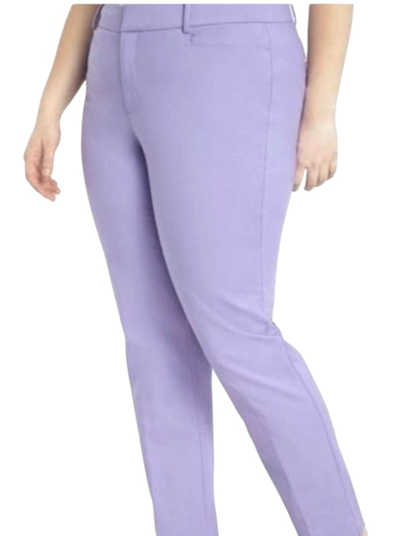 Eloquii Lavender Kady Pants 24s